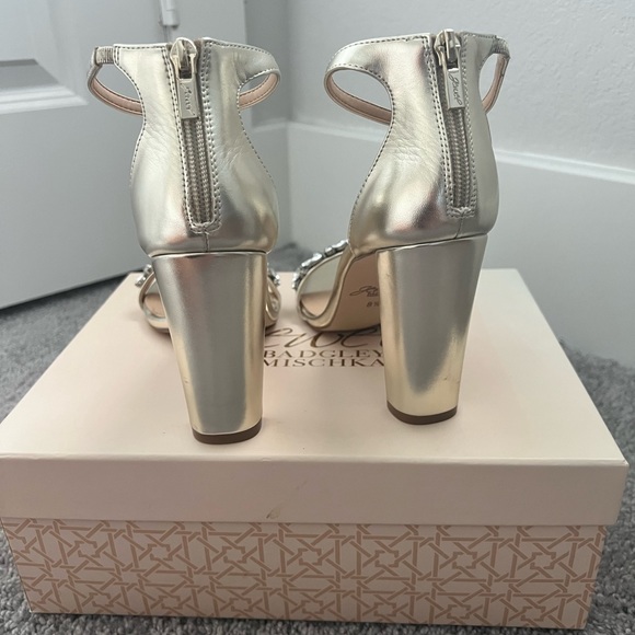 Badgley Mischka Rhinestone Heels - Picture 4 of 6